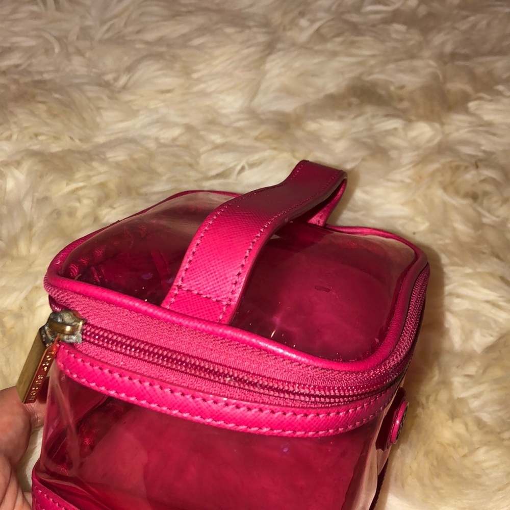 Tory Burch pink cosmetic case - Picture 6 of 9